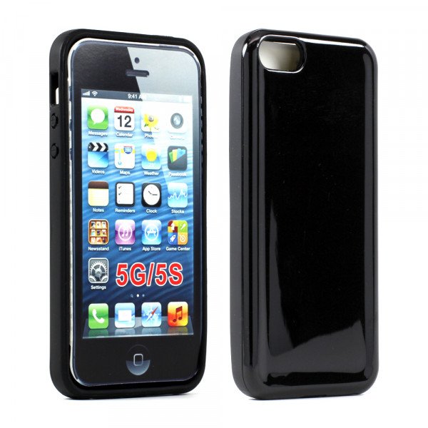 Wholesale Apple iPhone 5/5S Slim Air Jacket Case (Black)